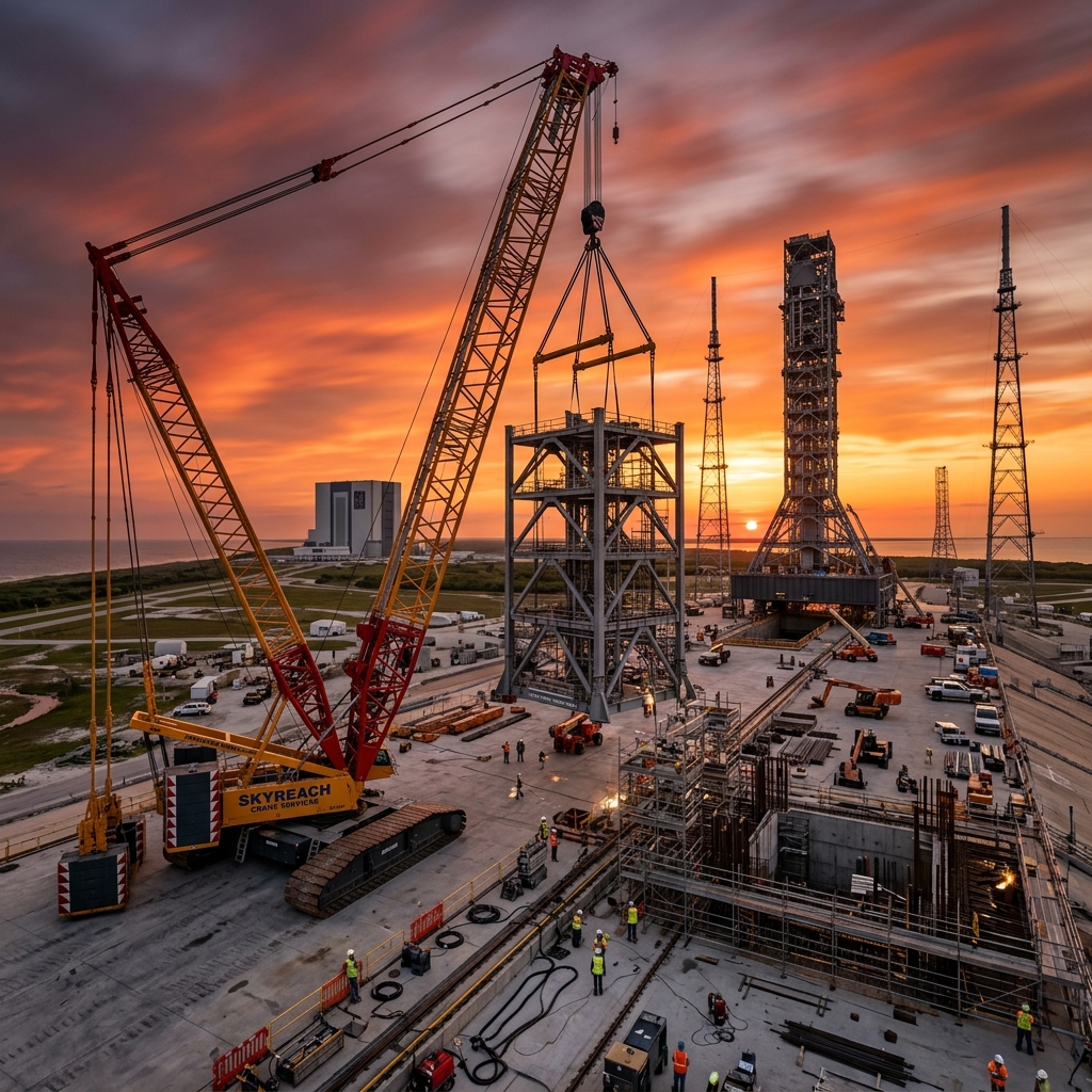Aerospace Infrastructure Launchpad Rigging